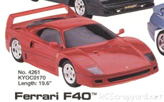 Kyosho Ferrari F40 (2WD) - 4261