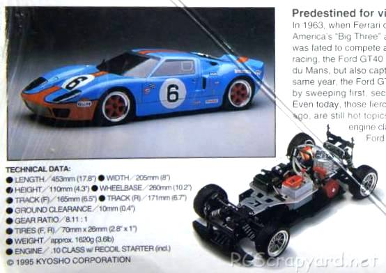 Kyosho Ford GT40 - 31571 - Box