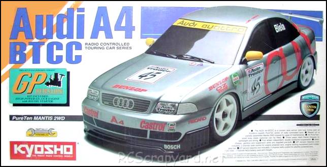 Kyosho PureTen GP Mantis - Audi A4 BTCC - 31635