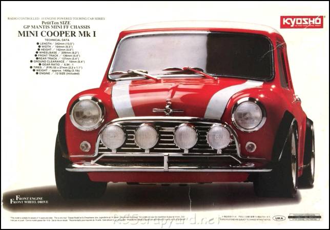 Kyosho PureTen GP Mantis Mini FF - Mini Cooper Mk.1 - 31741T