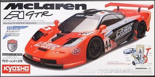 Kyosho PureTen GP Spider Mk.II - McLaren F1 GTR - 4WD - 31713