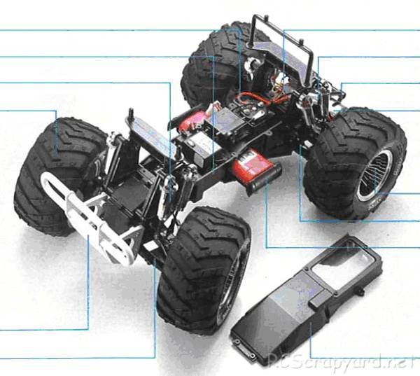 Kyosho Hi-Rider Corvette - 3107 - Chassis