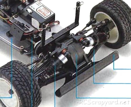 Kyosho Lancia Delta Integrale 16V - 3044 - Chassis