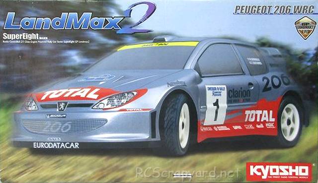 Kyosho Super Eight GP20 4WD Landmax-2 - Peugeot 206 WRC - 4WD - 31172