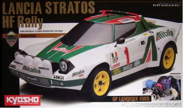 Kyosho Super Eight GP20 4WD Landmax - Lancia Stratos HF Rally - 4WD - 31984