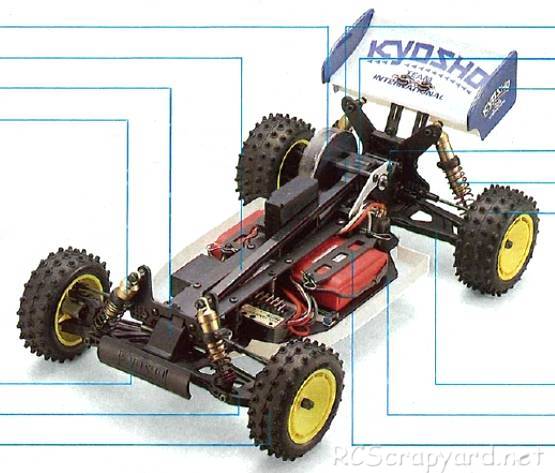 Kyosho Lazer ZX - 3146 - Chassis