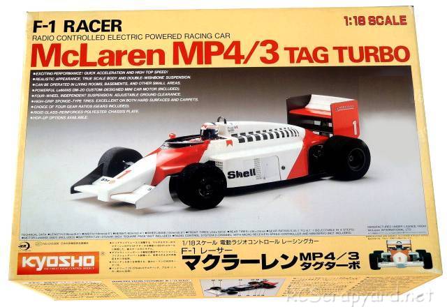 Kyosho McLaren MP4/3 Tag Turbo F1 Car - 3176