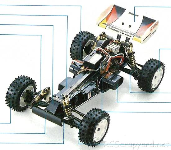 Kyosho Optima Mid - 3135 - Chassis