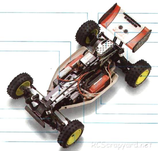 Kyosho Optima Mid Custom - 3139 - Chassis