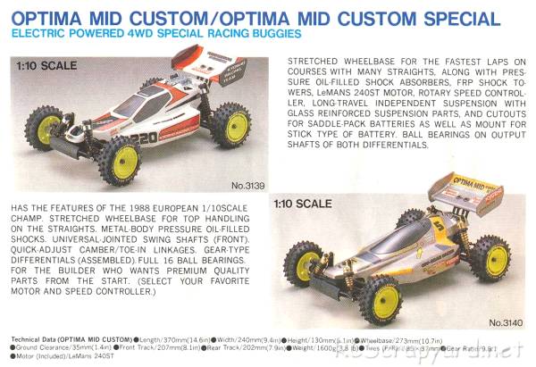 Kyosho Optima Mid Custom - 3139