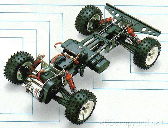 Kyosho Optima-Pro 4WD - 3029 - Chassis