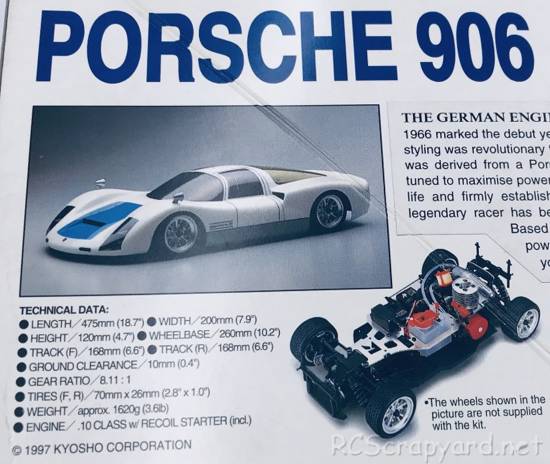Kyosho Porsche 906 Carerra 6 - 31721