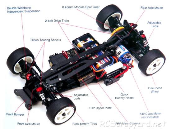 Kyosho PureTen EP Spider TF-3 Chassis