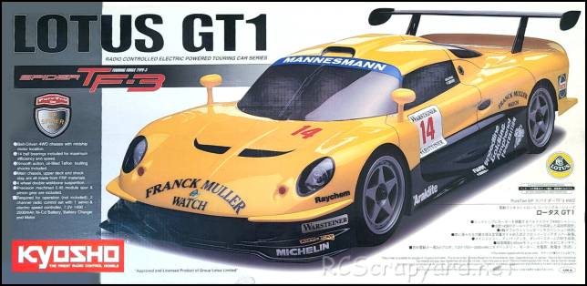 Kyosho PureTen EP Spider TF-3 - Lotus GT1 - 30702