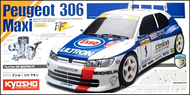 Kyosho PureTen GP Mantis FF - Peugeot 306 Maxi - 31672