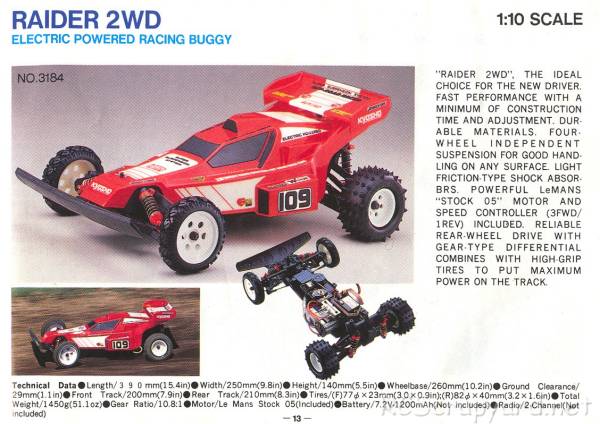 Kyosho Raider 2WD - 3184