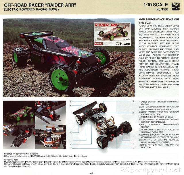 Kyosho Raider ARR - 3186