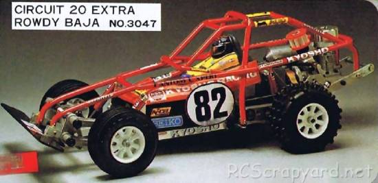 Kyosho Circuit 20 Extra, Rowdy Baja - 3047 