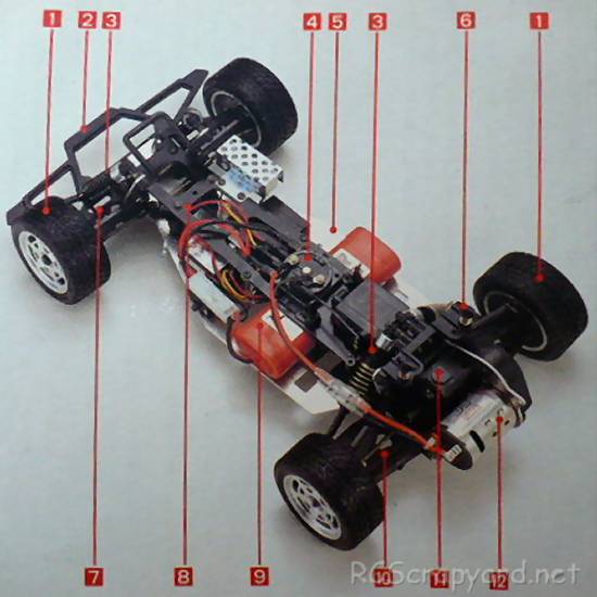 Kyosho Nissan Saurus - 3131 - Chassis