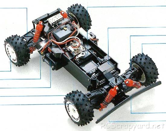 Kyosho Shadow 4WD - 3181 - Chassis