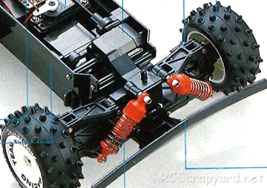 Kyosho Shadow 4WD - 3181 - Chassis