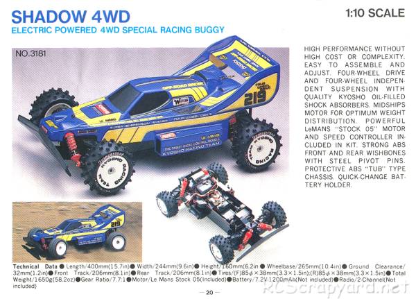 Kyosho Shadow 4WD - 3181