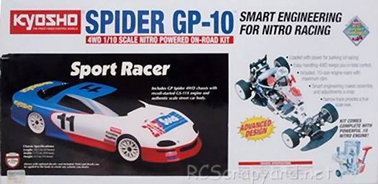Kyosho GP Spider - Sport Racer - 31521 - Box