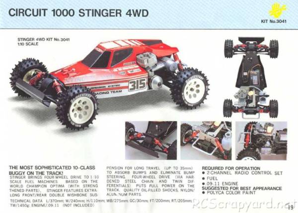 Kyosho Stinger 3041 Chassis