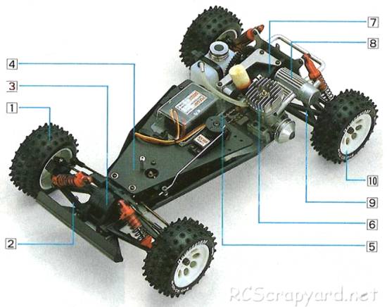 Kyosho Stinger 3041 Chassis