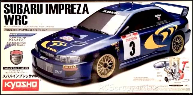 Kyosho PureTen GP Spider Mk.II - Subaru Impreza WRC - 4WD - 31802