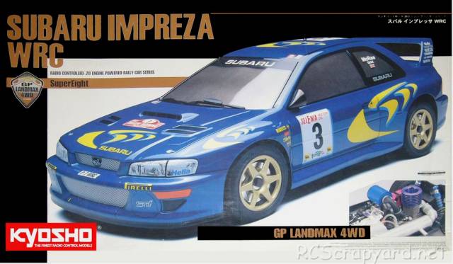 Kyosho Super Eight GP20 4WD Landmax - Subaru Impreza WRC - 4WD - 31773