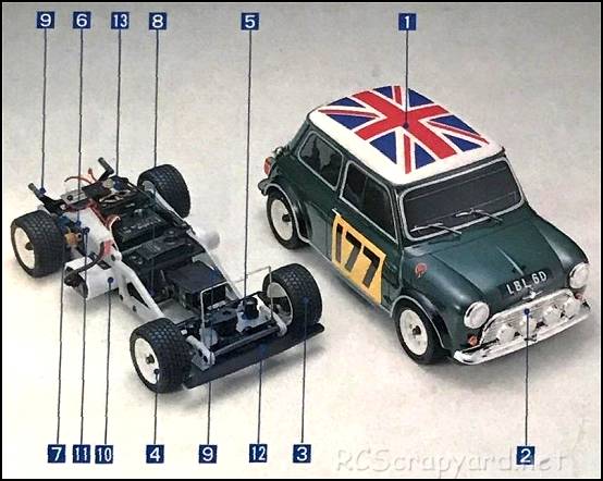 Kyosho Super Alta - Mini Cooper