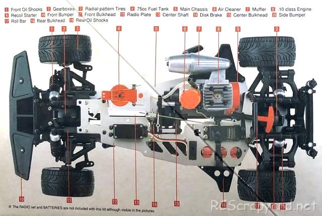 SuperTen GP 4WD - FW-03 - Chassis