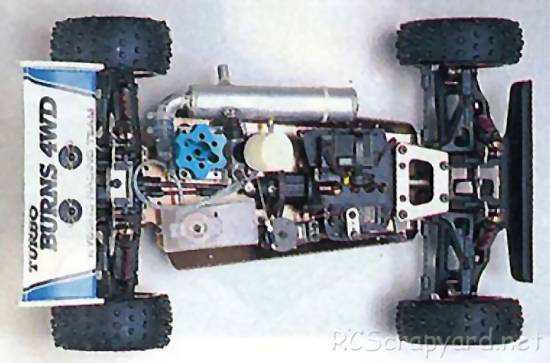 Kyosho Turbo Burns - 3097 - Chassis