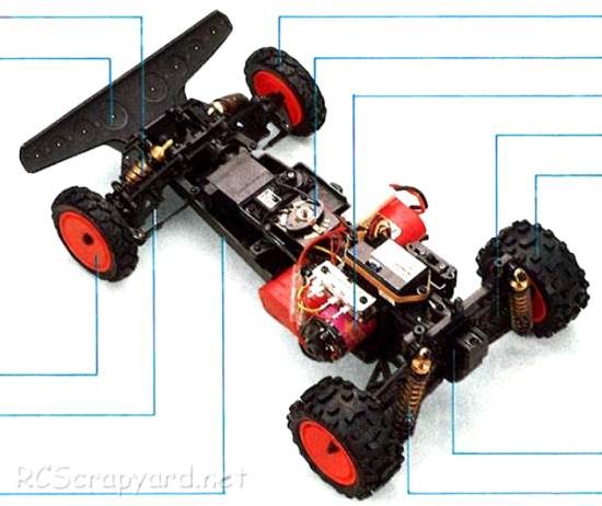 Kyosho Turbo Raider - 3188 - Chassis