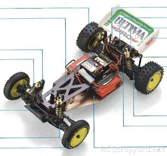 Kyosho Ultima Pro - 3117 - Chassis