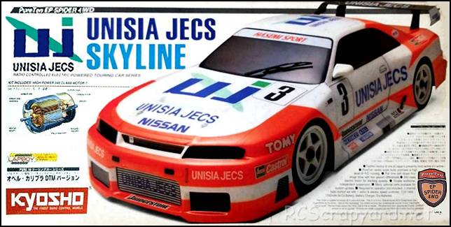 Kyosho PureTen EP Spider TF-2 - Unisia JECS Skyline - 30515