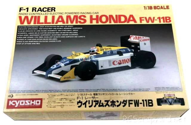 Kyosho Williams Honda FW-11B F1 Car - 3177