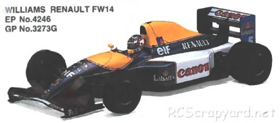 Kyosho Williams Renault FW14 GP-10 - 3273G