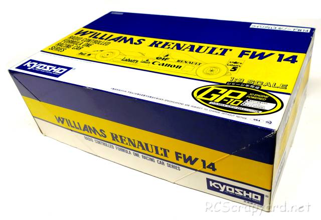 Kyosho Williams Renault FW14 GP-10 F1 Car - 3273G