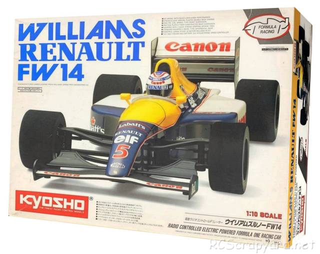 Kyosho Williams Renault FW14 F1 Car - 4215