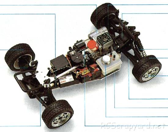 Kyosho ZR-1 Corvette - 3071 - Chassis