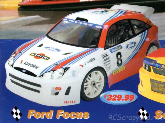 Thunder Tiger EB-4 Rally Game Ford Focus - 6207 F