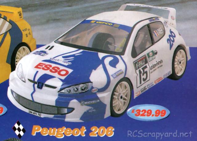 Thunder Tiger EB-4 Rally Game Peugeot 206 - 6206 F
