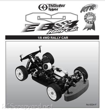 Thunder Tiger EB-4 S2 Rally Game Chassis