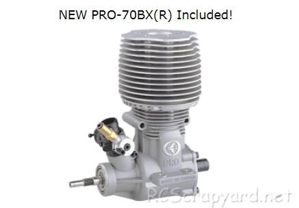 Thunder Tiger New PRO-70BX(R) Engine