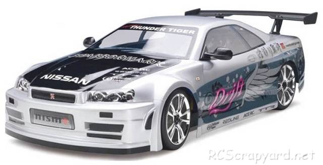 Thunder Tiger Sparrowhawk DX - Nissan Z-Tune - 6534-F