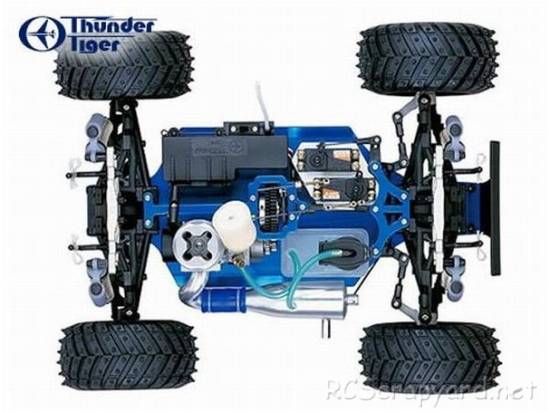 Thunder Tiger SSK V2 Chassis