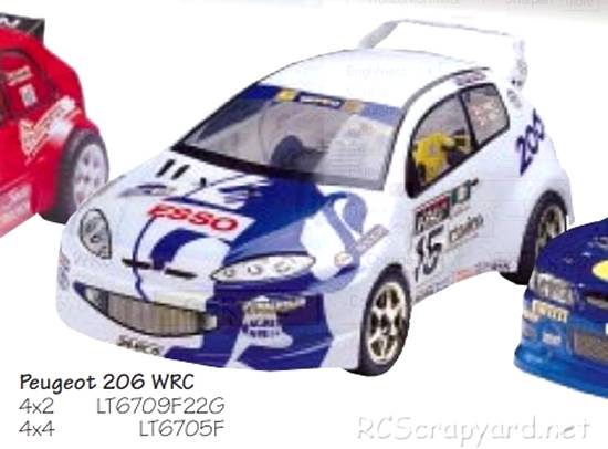 Thunder Tiger SSR Peugeot-206 Rally