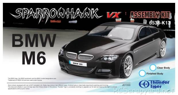 Thunder Tiger Sparrowhawk VX - BMW M6